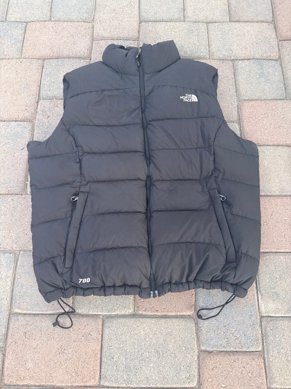 The North Face 700 Fill Down Puffer Vest Black Womens XL